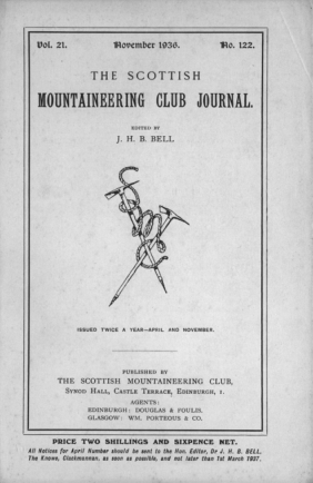 SMCJ Number 122 - Vol 21 - Nov 1936 cover